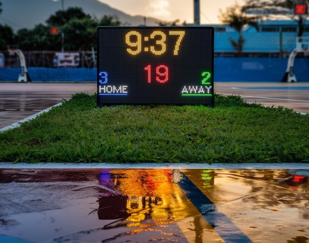 Arenachamp smart scoreboard in action